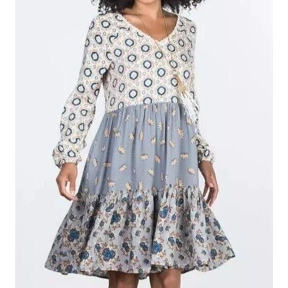 Matilda Jane Womens Visionary Midi Dress XS Make Believe Floral Boho Festival - Picture 1 of 9